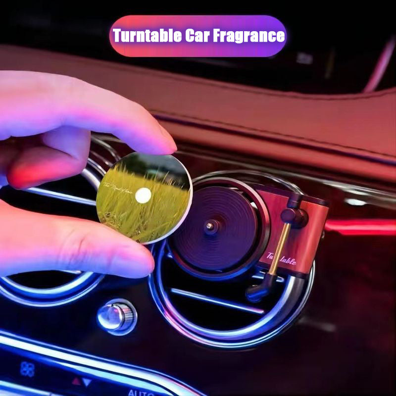 Retro Record Player Car Aromatherapy Diffuser