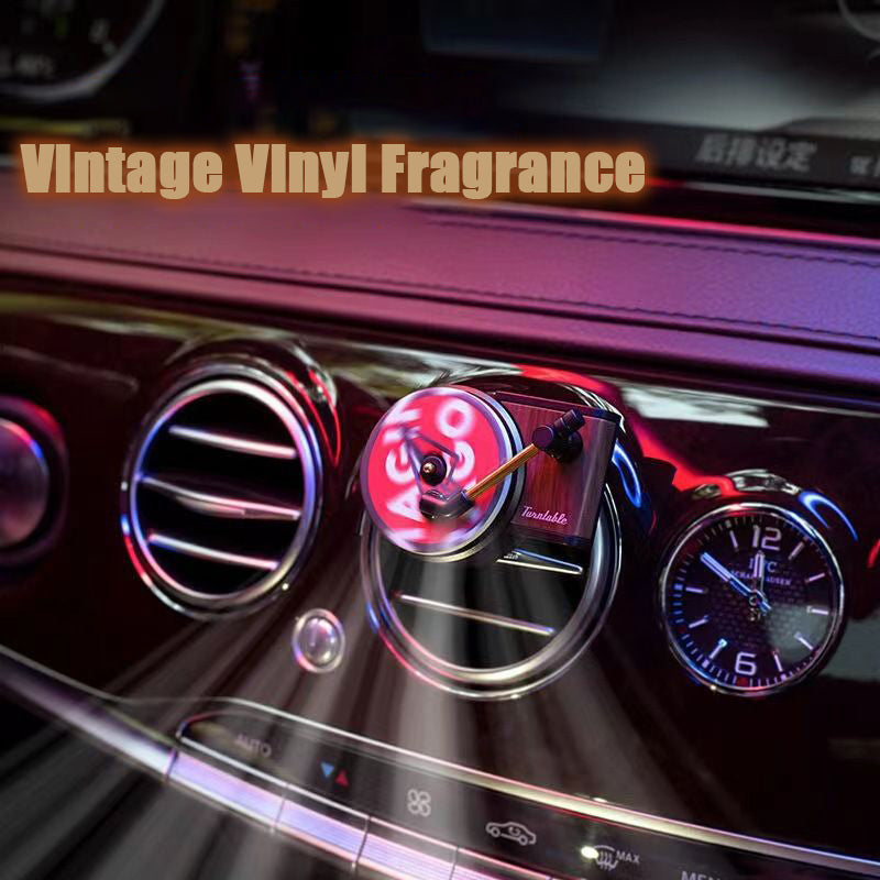 Retro Record Player Car Aromatherapy Diffuser