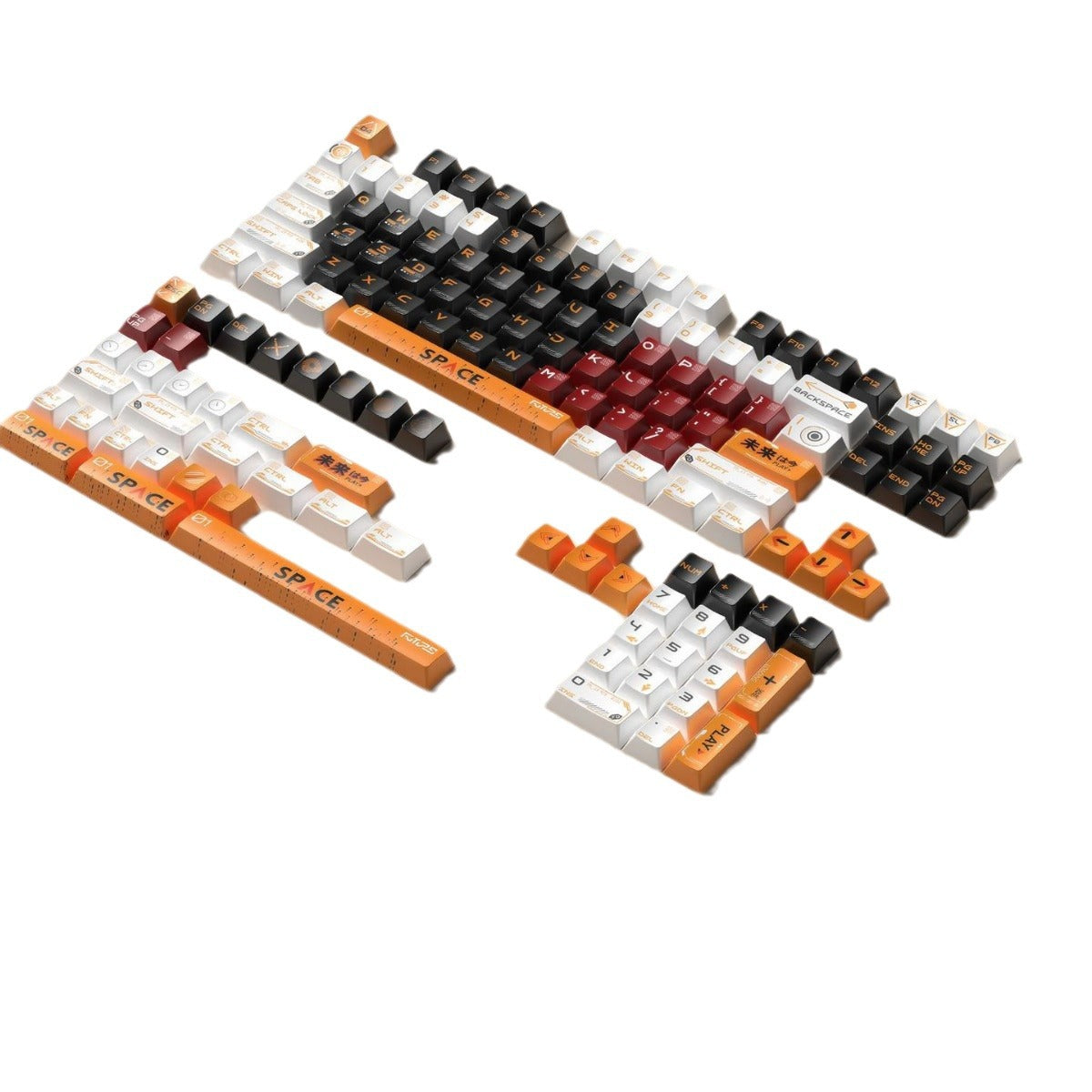 Retro Space-Themed Keyboard