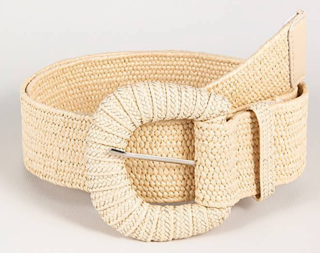 Retro Summer Women's Braided Belt – Adjustable Waist Accessory