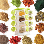 Revolving spice rack with 16 jars