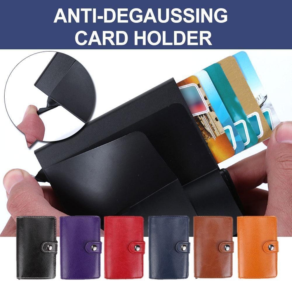 RFID-Blocking Card Holder with Auto-Eject