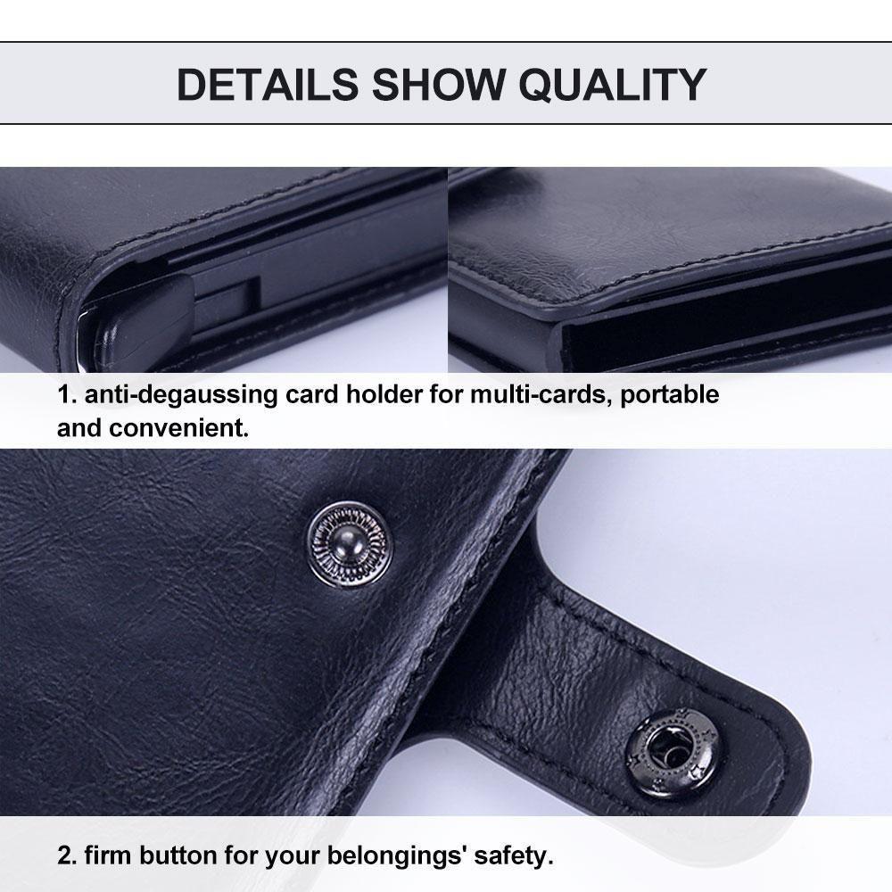 RFID-Blocking Card Holder with Auto-Eject