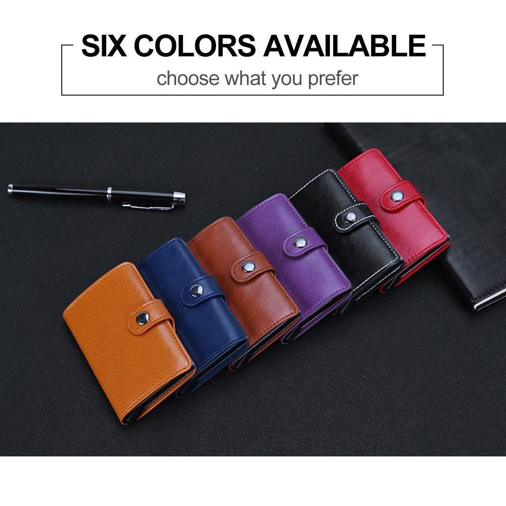 RFID-Blocking Card Holder with Auto-Eject