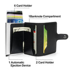 RFID-Blocking Card Holder with Auto-Eject