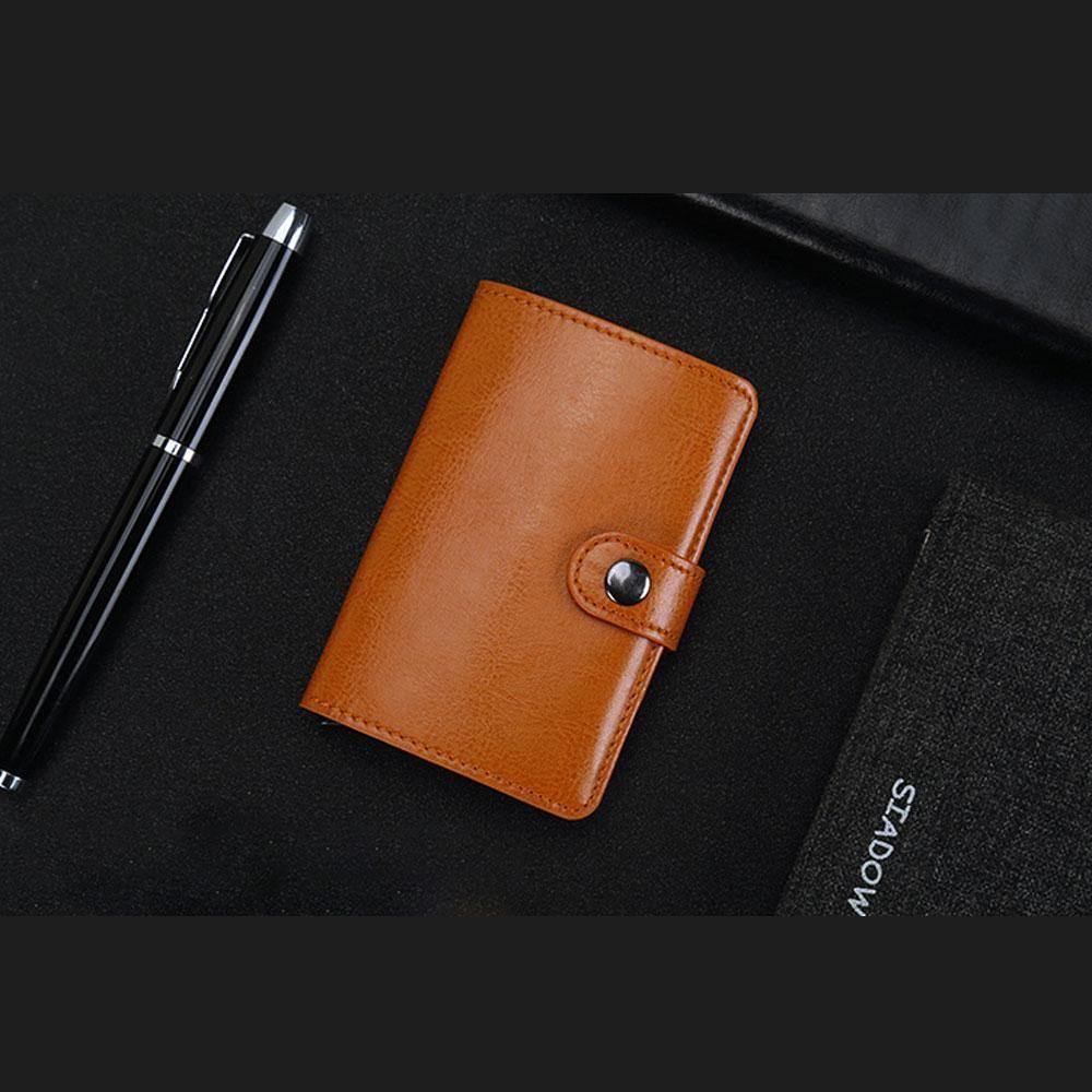 RFID-Blocking Card Holder with Auto-Eject