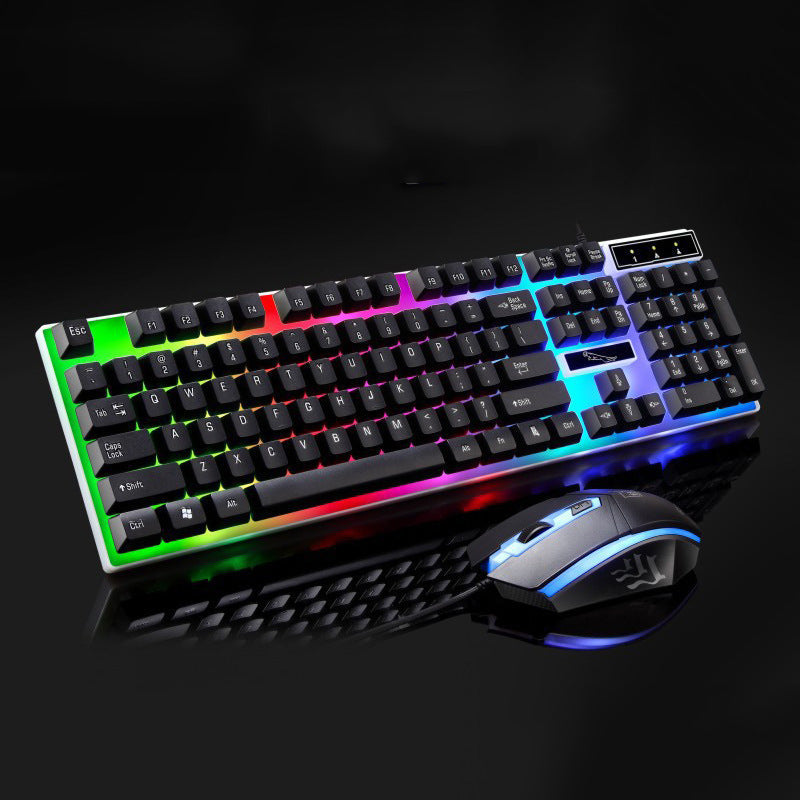 RGB Gaming Keyboard and High-Precision Mouse Set