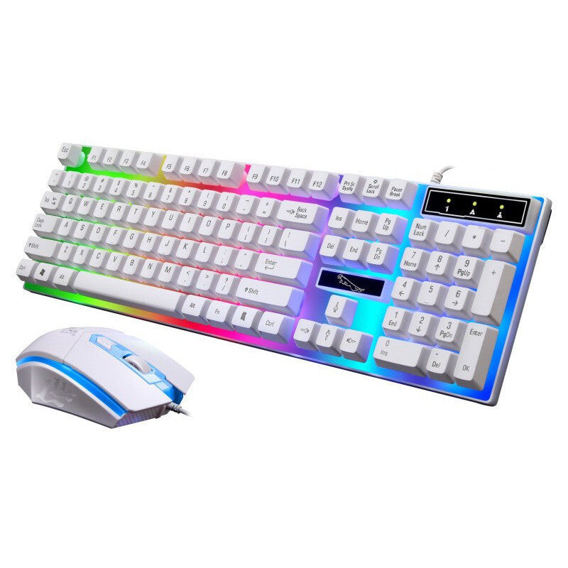 RGB Gaming Keyboard and High-Precision Mouse Set