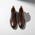 Robbin – Hand-Finished Full-Grain Leather Ankle Boots for Men