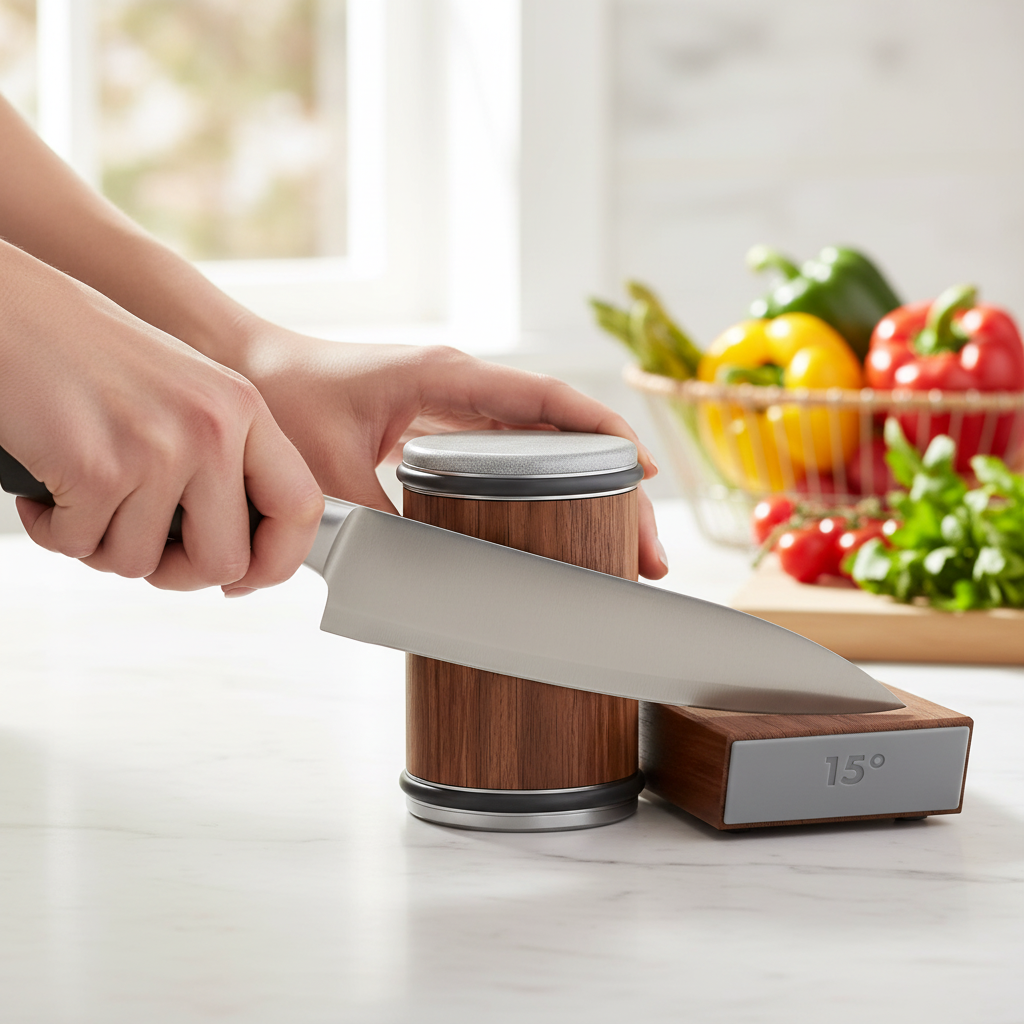 RollSharp – Professional Knife Sharpener with Diamond Coating and Roller Mechanism