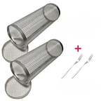 Rotating BBQ Basket – Stainless Steel for Even Cooking