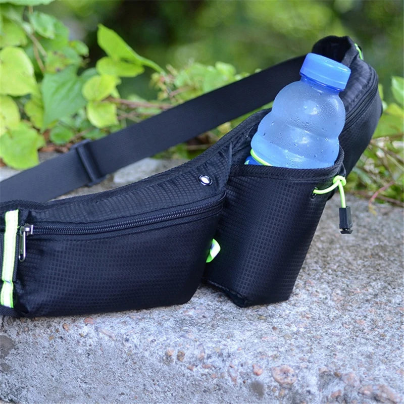 RunEase Belt – Waterproof Running Belt with Drink Holder