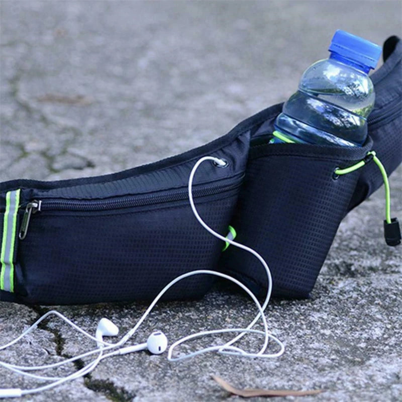 RunEase Belt – Waterproof Running Belt with Drink Holder