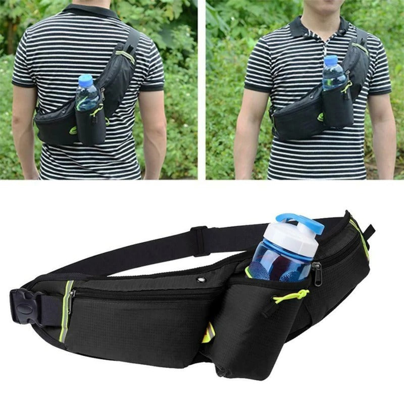 RunEase Belt – Waterproof Running Belt with Drink Holder
