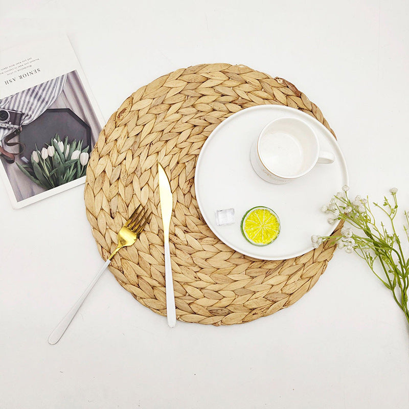Rustic Round Woven Coasters