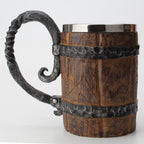 Rustic Nordic Viking Double Mug