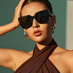 Saint Véda Oversize Sunglasses With UV-Blocking Lenses In Acetate