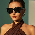 Saint Véda Oversize Sunglasses With UV-Blocking Lenses In Acetate