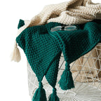 Boneroshop | Scandinavian Knitted Wool Blanket - Aurora