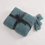Boneroshop | Scandinavian Knitted Wool Blanket - Aurora