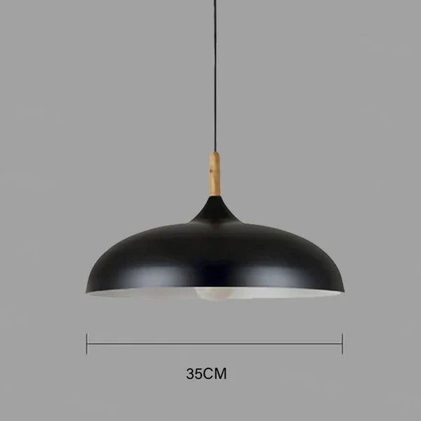 Scandinavian Oak Ceiling Light