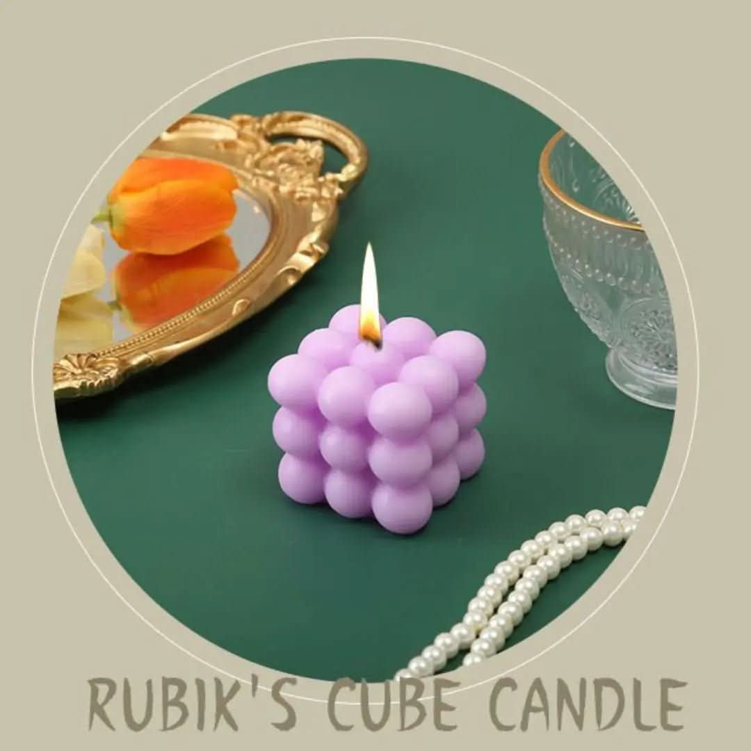 Scented Cube Candle for Stylish Home Décor