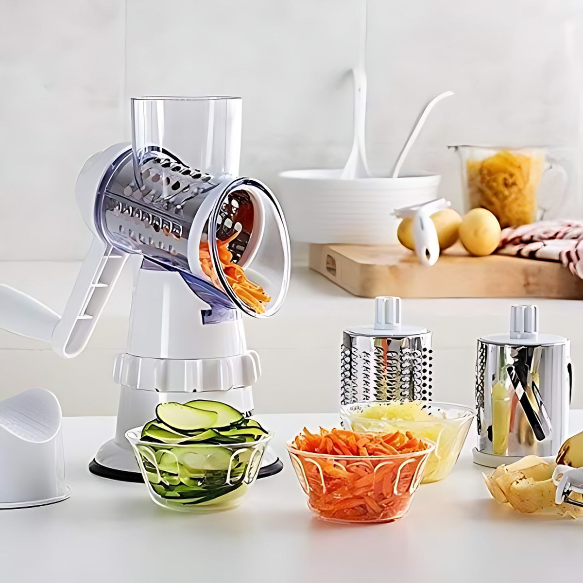 Secured Cutting Technology Vegetable Slicer