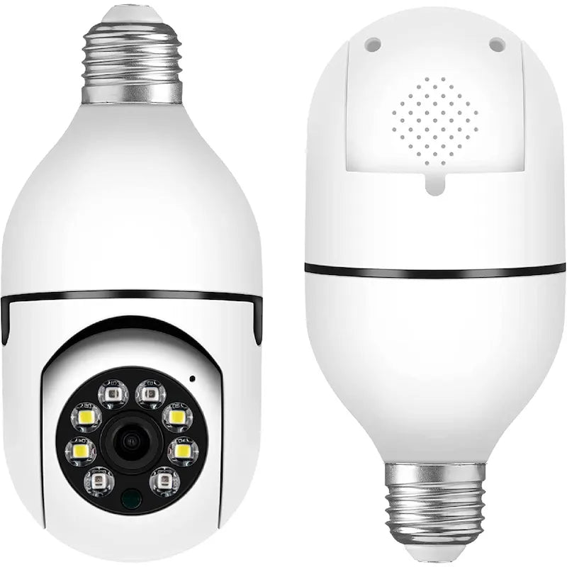 Security camera with remote access and integrated light 1080p