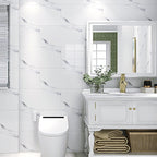 Self-Adhesive Tile Stickers – Rectangular Brick Pattern for Bathrooms