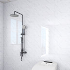 Self-Adhesive Tile Stickers – Rectangular Brick Pattern for Bathrooms