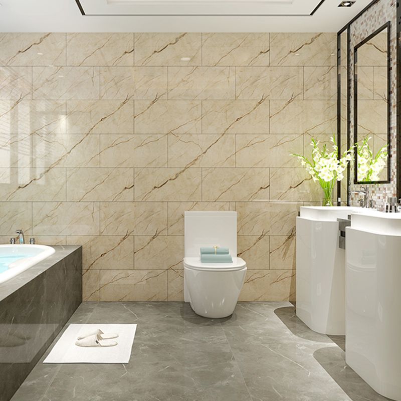 Self-Adhesive Tile Stickers – Rectangular Brick Pattern for Bathrooms