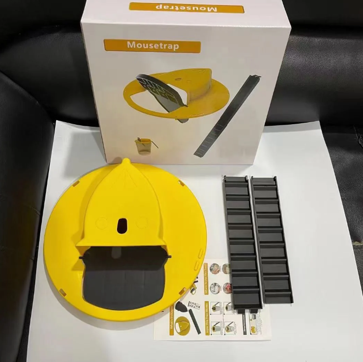 Self-Closing Mouse Trap with Automatic Reset