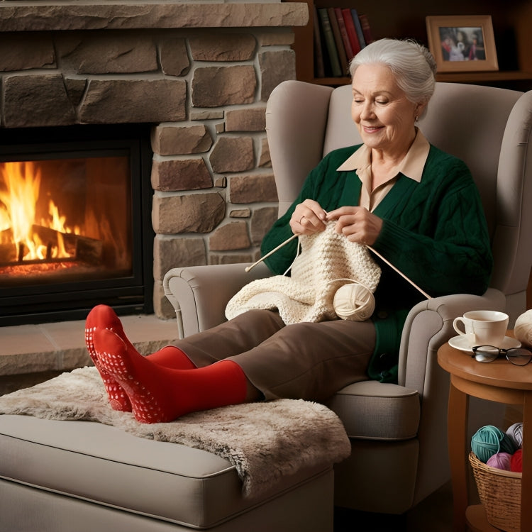 Self-Heating Socks with Magnetic Therapy – Breathable Thermal Compression Socks for Cold Feet & Circulation