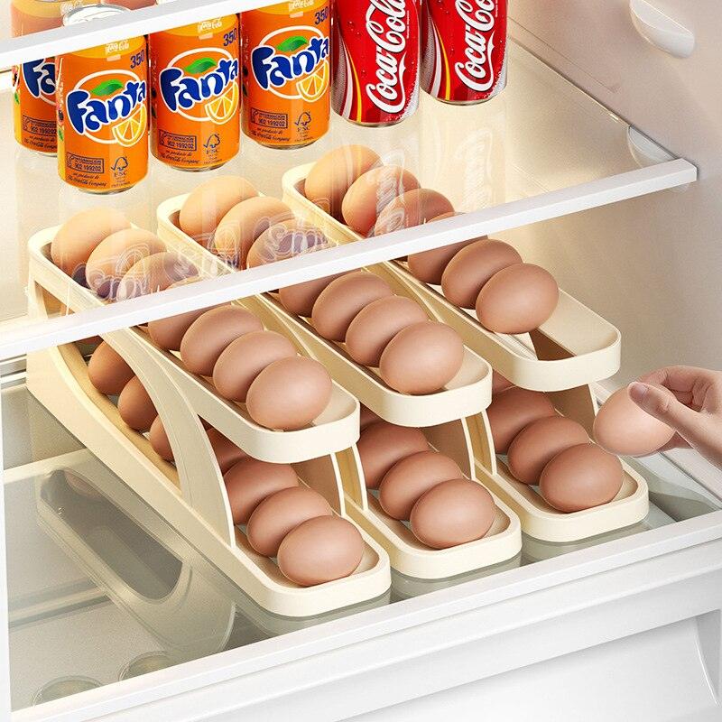 Self-Organising Egg Shelf for Maximum Freshness