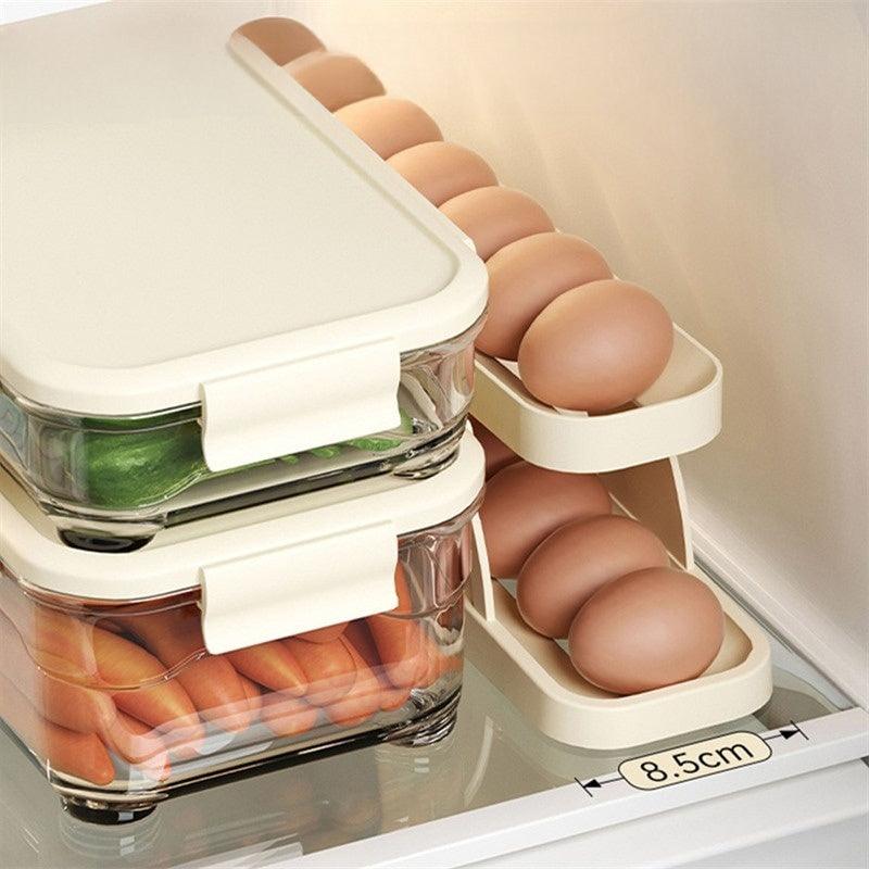 Self-Organising Egg Shelf for Maximum Freshness