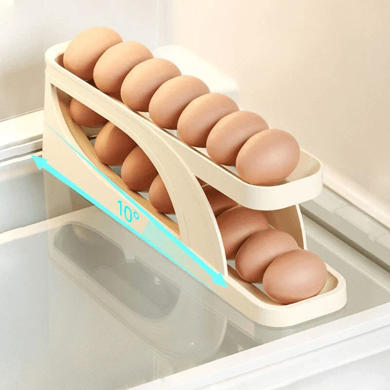 Self-Organising Egg Shelf for Maximum Freshness