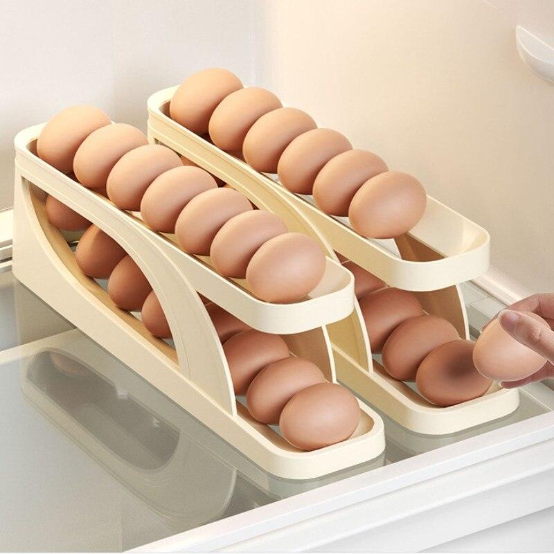 Self-Organising Egg Shelf for Maximum Freshness