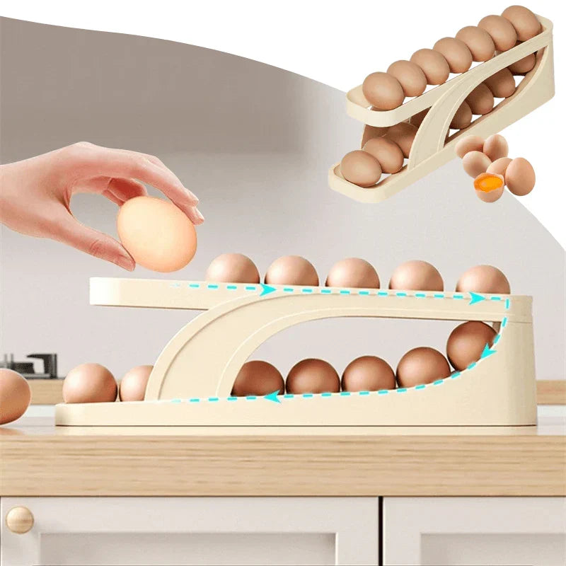 Self-Organising Egg Shelf for Maximum Freshness