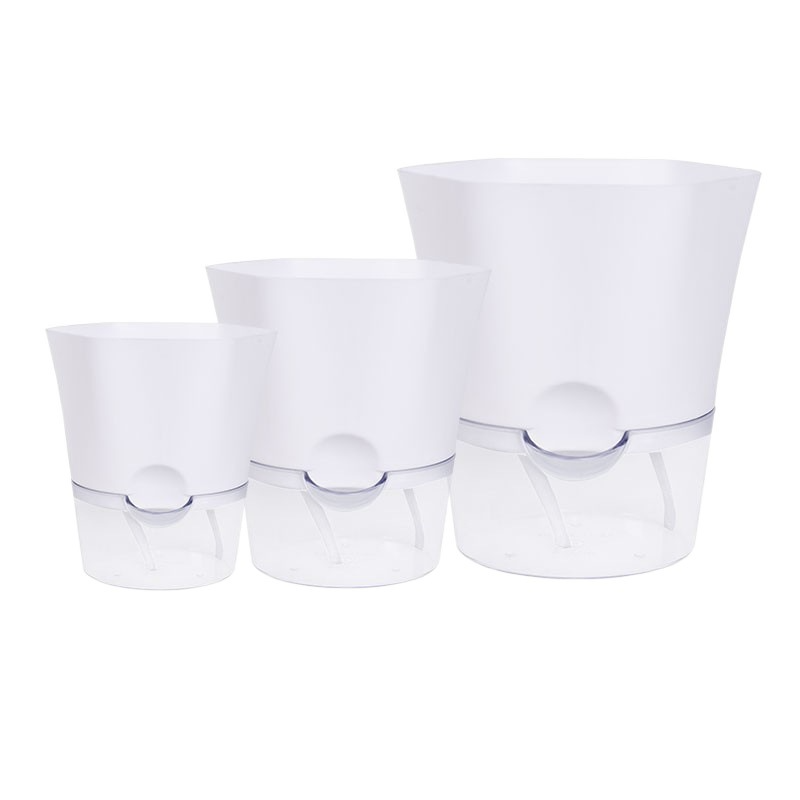 Self-Watering Plant Pot with Water Reservoir for Houseplants