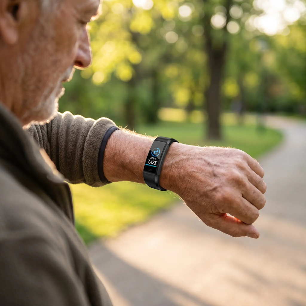 Senior Smartwatch with Heart Rate & Blood Pressure Monitoring | Boneroshop