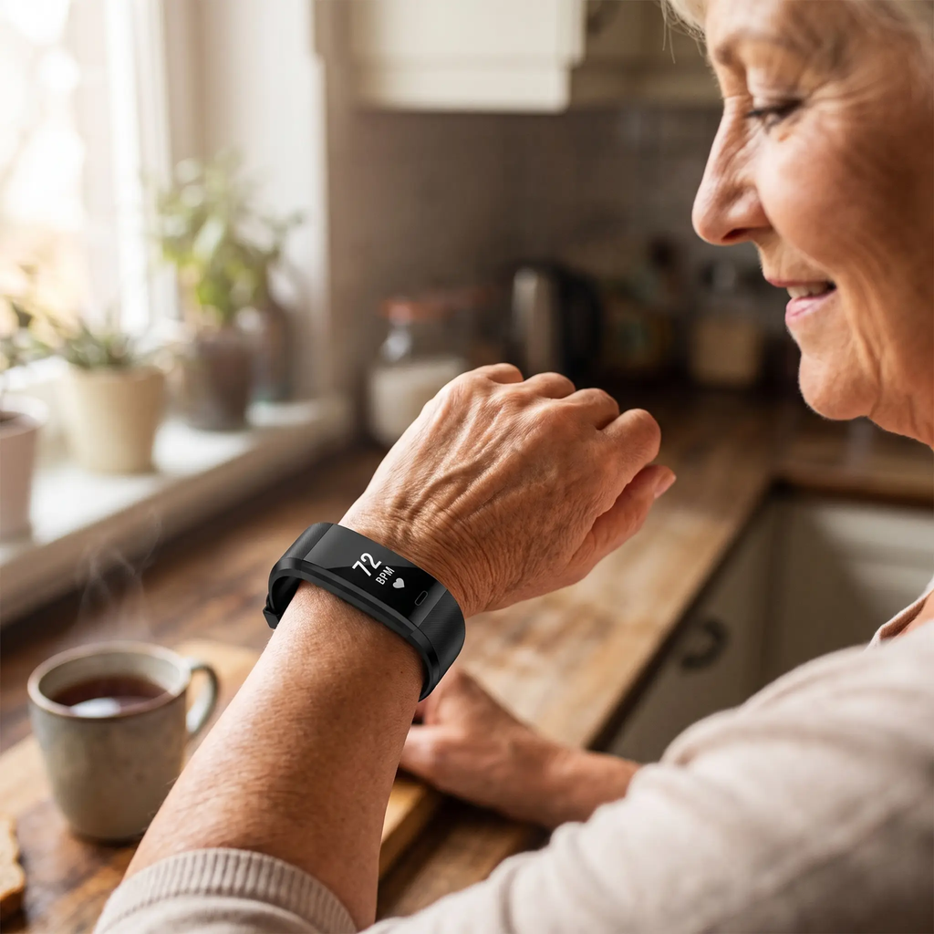 Senior Smartwatch with Heart Rate & Blood Pressure Monitoring | Boneroshop