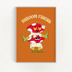 Shroom Friend art print