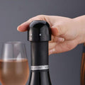 Silicone sealed wine, beer and champagne stopper