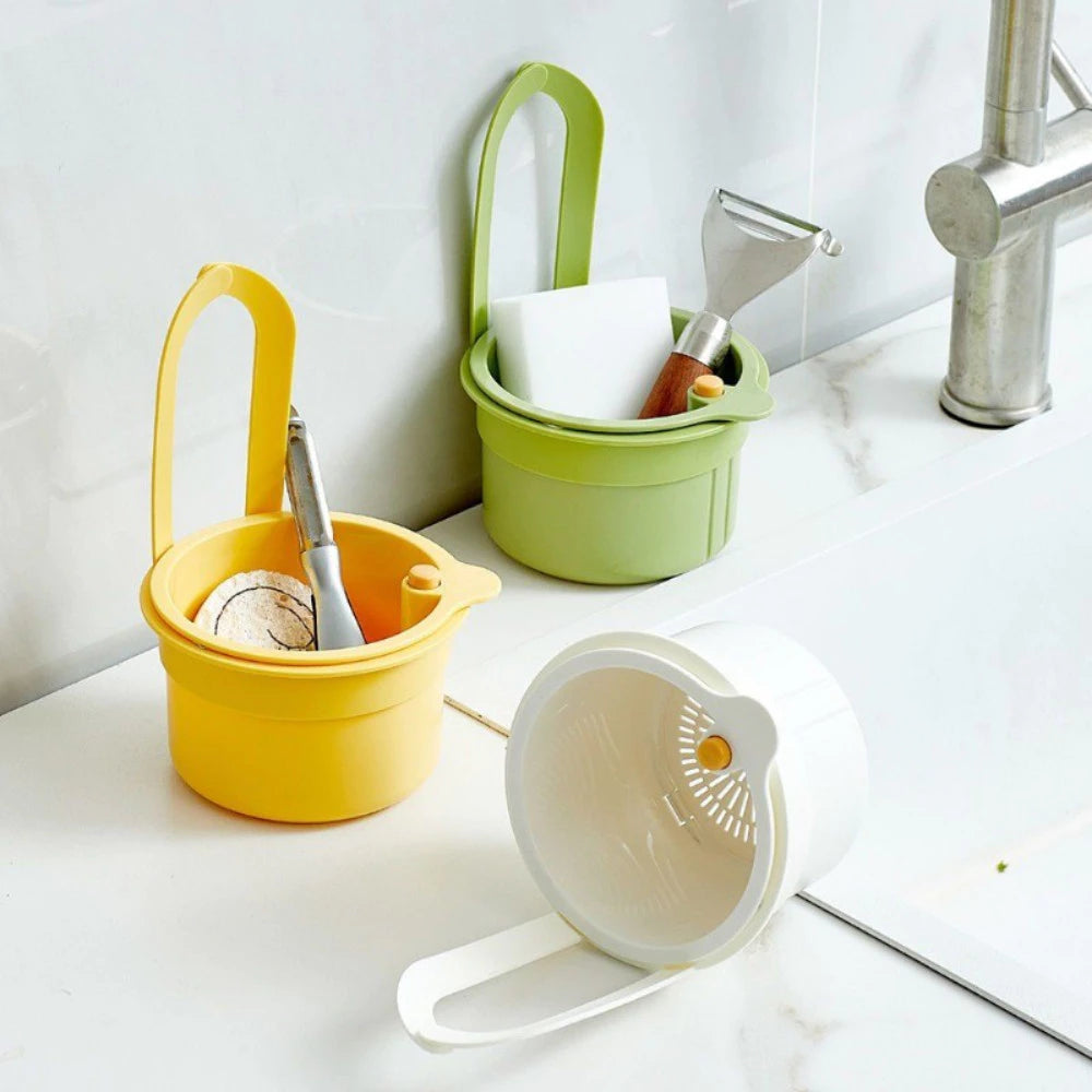 Sink Drying Basket | Drain Organiser | Clean & Odour-Free | FlowEase