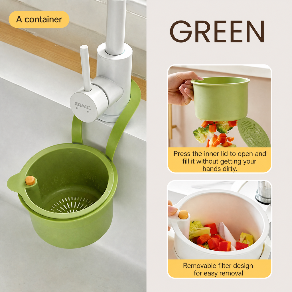 Sink Drying Basket | Drain Organiser | Clean & Odour-Free | FlowEase