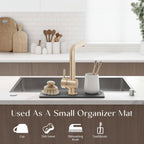 Sink Mat Diatomite Stone Tap Drying Tray Kitchen Counter