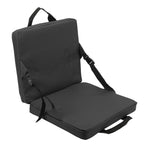 SITPURE folding chair with backrest – padded seat cushion, compact and comfortable for stadium, beach and park