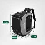 Ski Rucksack 65L | Skistiefeltasche mit Helmfach & Skibrillenfach | Oxford-Gewebe, verstellbare Trageriemen, Skihalterun