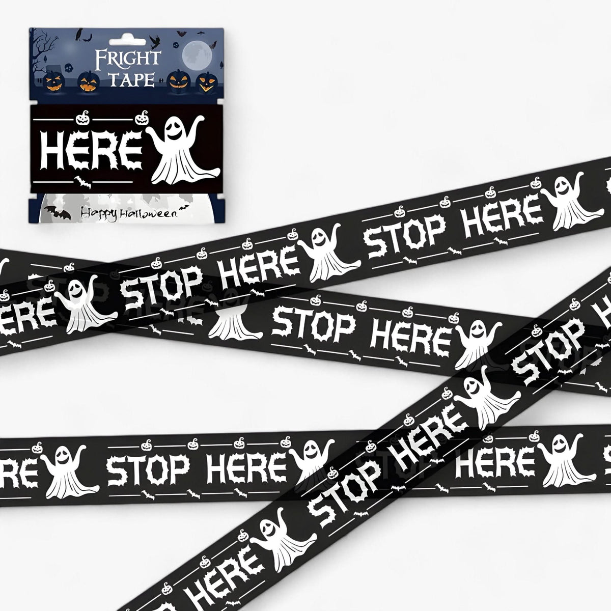 Skull Warning Headband – Spooky Halloween Party Decoration