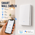 Smart Wi-Fi Single-Gang Wall Switch with Included Capacitor